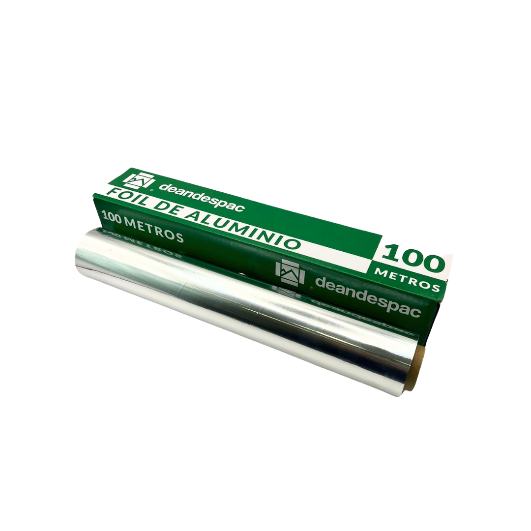 Papel aluminio 100mts