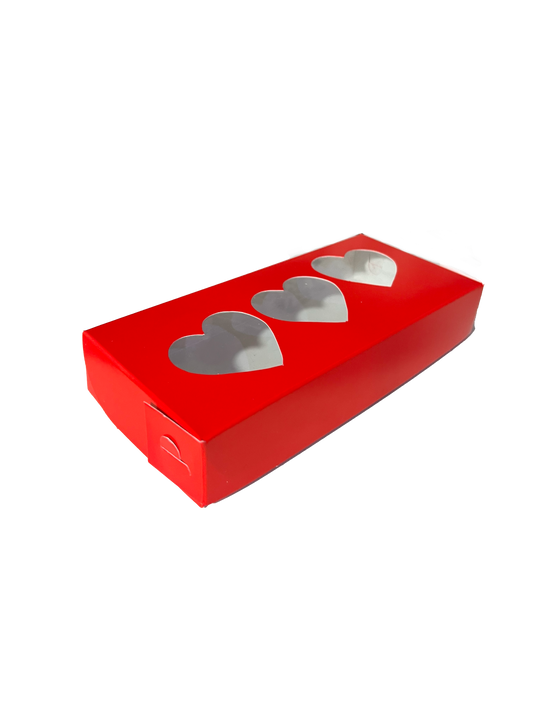 Caja 3 corazones x20u