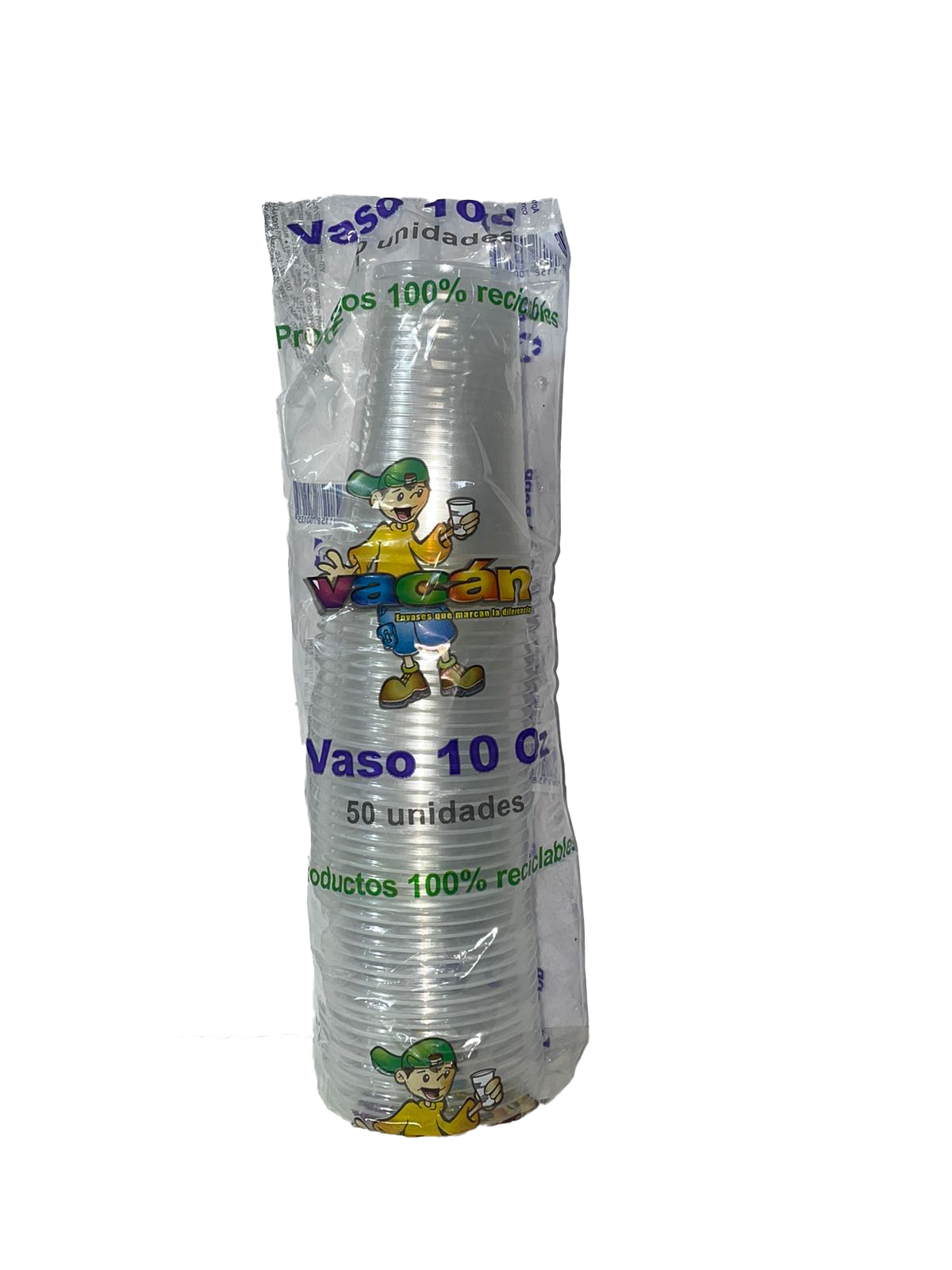 Vaso vacan 10oz x50u