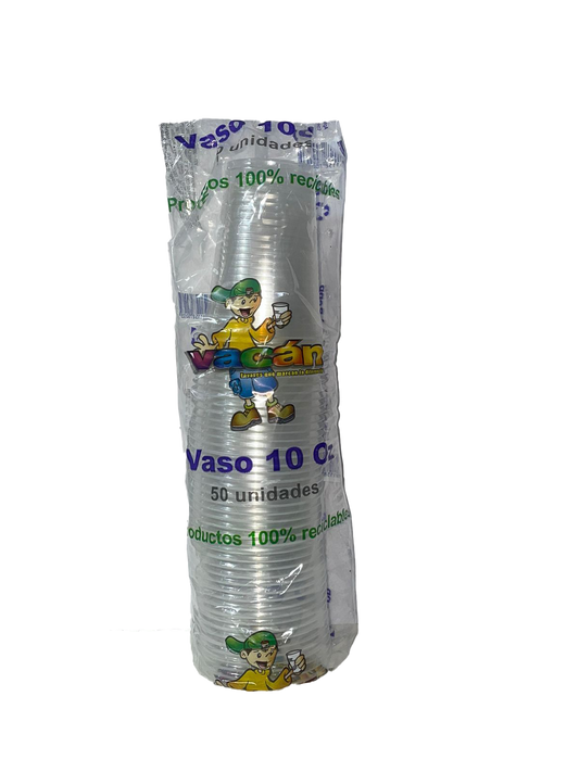 Vaso vacan 10oz x50u